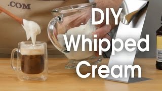 DIY whipped cream in 60 seconds [upl. by Haff]