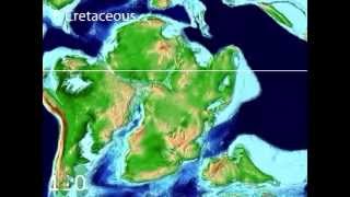 Tectonic Evolution of Africa  Scotese Animation [upl. by Kreiker]