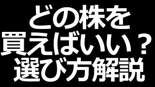 株初心者のための銘柄選び方解説【株式投資の基礎】 [upl. by Eversole]