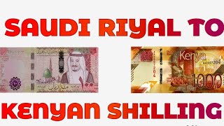 Saudi Riyal To Kenyan Shilling Exchange Rate Today  SAR To KES  Riyal To Shilling [upl. by Oesile960]