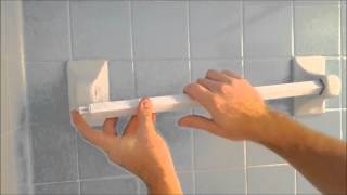 How To Install A Replacement Towel Bar [upl. by Farlee719]