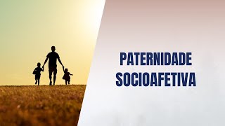 Paternidade socioafetiva [upl. by Keisling245]