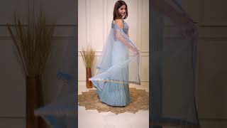 Beautiful Blue Bridesmaid Lehenga Design [upl. by Olnay]