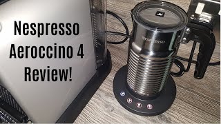 Nespresso Aeroccino 4 Milk Frother Review  Worth upgrading from the Aeroccino 3 [upl. by Vullo]