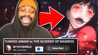 THE MOST PSYCHOTIC ANIME OF ALL TIME  MTvsTHEWORLD  KAKEGURUI REACTION [upl. by Eninnej]