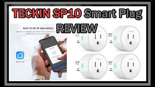 Teckin SP10 Smart Plug Outlet FULL REVIEW Showing Manual Instructions and Smart Life App SetUP [upl. by Gilbertine26]