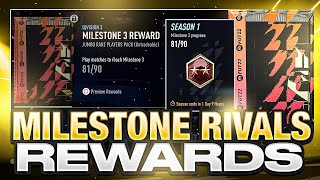 DIVISION RIVALS MILESTONE REWARDS FIFA 22 [upl. by Nebur]