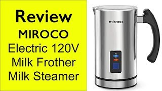 Review Miroco Milk Frother  How to make froth milk at home [upl. by Hanley]