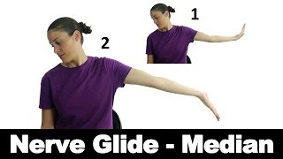 Nerve Glide  Median  Ask Doctor Jo [upl. by Anor532]