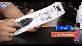 IKEA MILK FROTHER Review amp Battery Installation [upl. by Notneiuq]