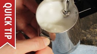 How to AutoFroth Milk for Lattes [upl. by Colb682]