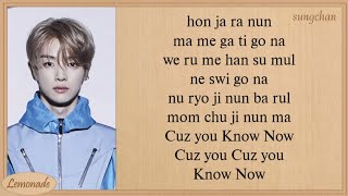 NCT U  Know Now Easy Lyrics [upl. by Anawad]