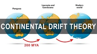 Continental Drift Theory  Alfred Wegener  Pangea  Gondwanaland [upl. by Qahsi772]