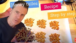 Crunchy honey tree tuiles [upl. by Krock]