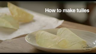 Tuile Biscuit Recipe  Good Housekeeping UK [upl. by Nielsen]