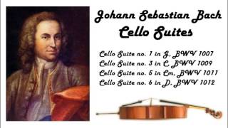 Johann Sebastian Bach  Cello suites in 432 Hz great for reading or studying [upl. by Noonberg696]