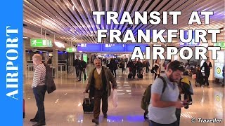 TRANSIT WALK AT FRANKFURT Airport FRA Terminal 1  Connection Flight Transfer Arriving amp Departing [upl. by Swee]