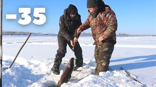 Ice fishing for a GIANT BURBOT in the COLDEST inhabited place in the world  Yakutia [upl. by Emili]